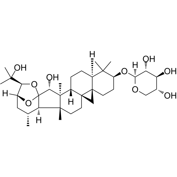 Cimigenol-3-O-β-D-xylpyranoside Structure
