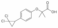 Ciprofibrate Structure