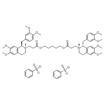 Cisatracurium Besylate Structure