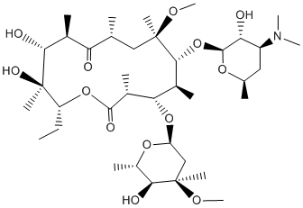 Clarithromycin Structure
