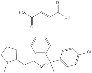 Clemastine Fumarate Structure