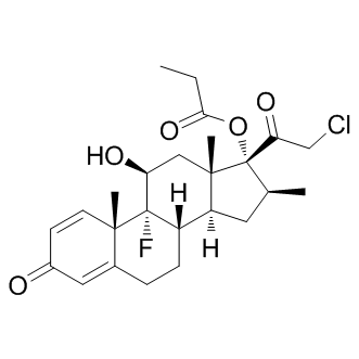 Clobetasol propionate Structure