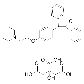 Clomifene citrate Structure