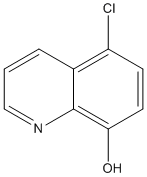 Cloxiquine Structure