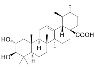 Corosolic acid Structure