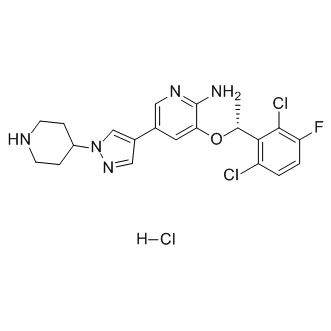 Crizotinib hydrochloride Structure