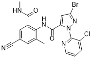 Cyantraniliprole Structure