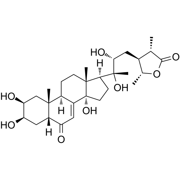 Cyasterone Structure