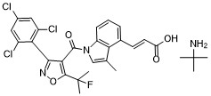 DS-1001b (Safusidenib t-Butylamine) Structure
