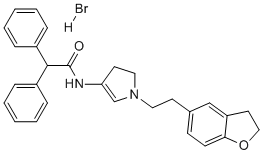 Darifenacin hydrobromide Structure