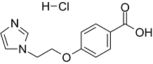 Dazoxiben hydrochloride Structure