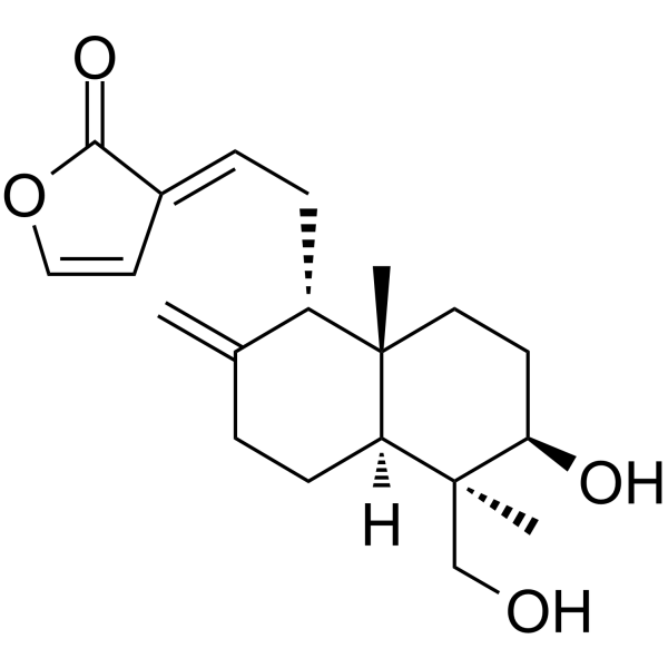 Dehydroandrographolide Structure