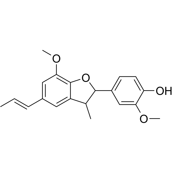 Dehydrodiisoeugenol Structure