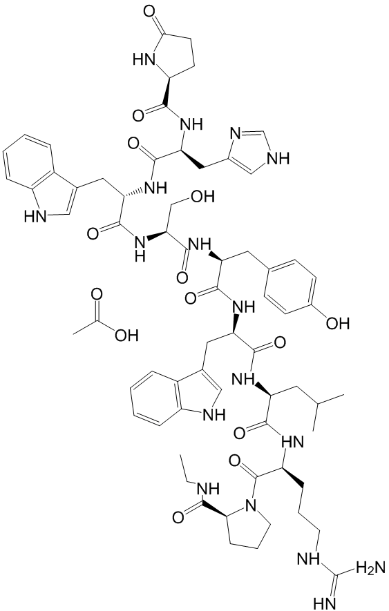 Deslorelin Acetate  Structure