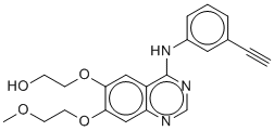Desmethyl Erlotinib  Structure