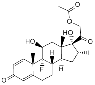 Dexamethasone acetate Structure