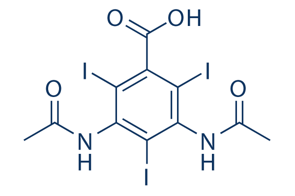 Diatrizoic acid Structure