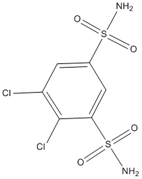 Dichlorphenamide Structure