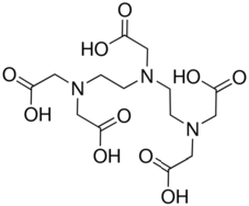 Diethylenetriaminepentaacetic acid Structure