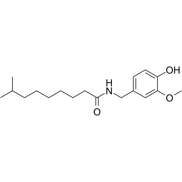 Dihydrocapsaicin Structure