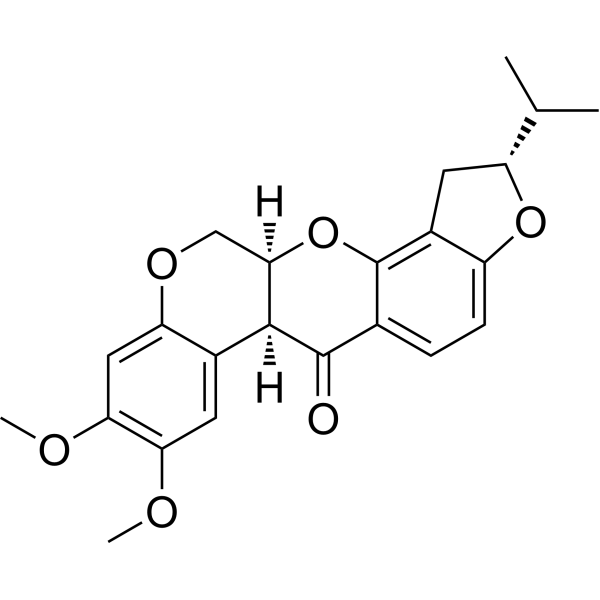 Dihydrorotenone Structure