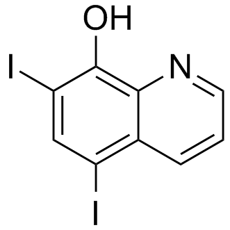 Diiodohydroxyquinoline Structure