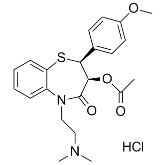 Diltiazem hydrochloride Structure