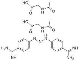 Diminazene Aceturate Structure