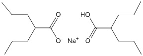 Divalproex Sodium Structure