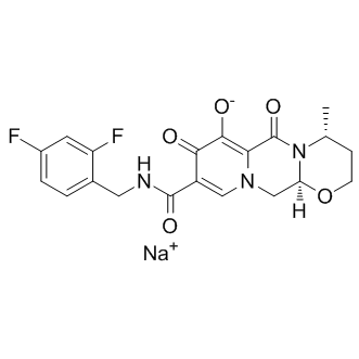 Dolutegravir sodium Structure