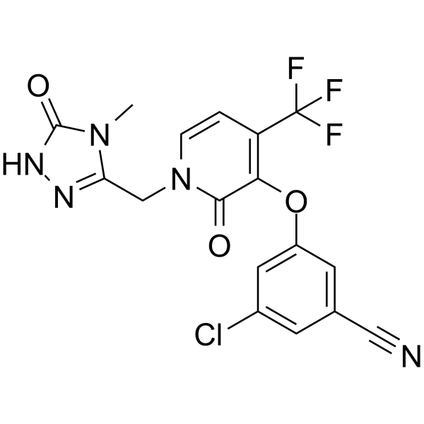 Doravirine Structure