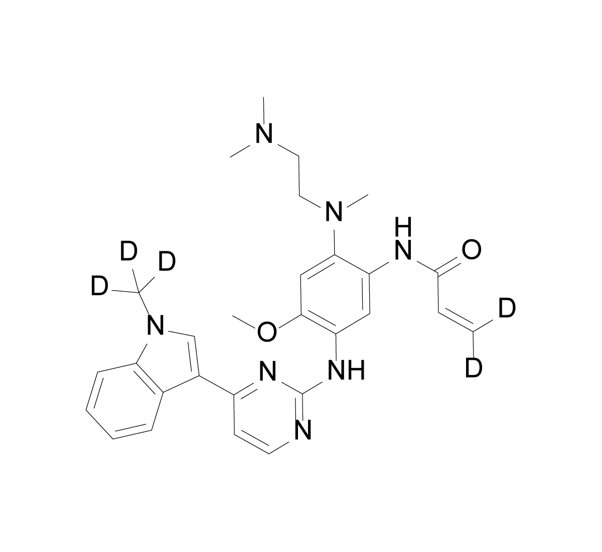 Dosimertinib Structure