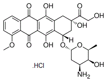 Doxorubicin HCL Structure
