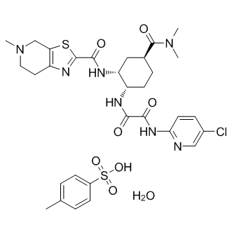 Edoxaban Tosylate Monohydrate Structure