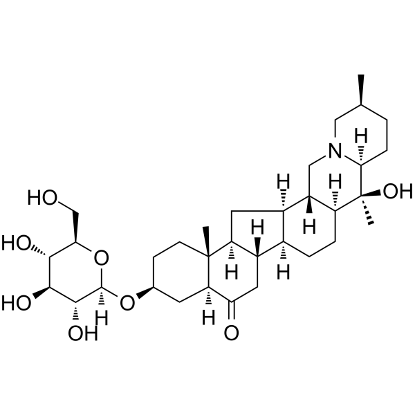 Imperialine-D-glucoside Structure