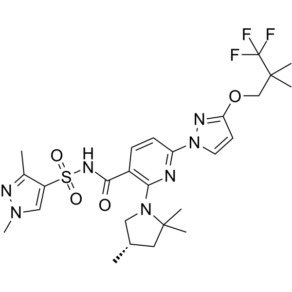 Elexacaftor (VX-445) Structure