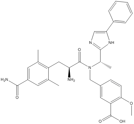 Eluxadoline Structure