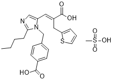 Eprosartan Mesylate Structure