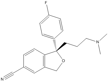 Escitalopram Structure