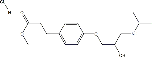 Esmolol hydrochloride Structure
