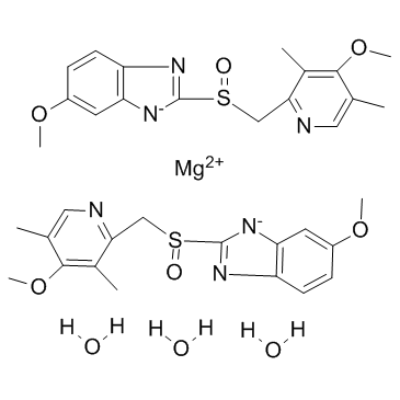 Esomeprazole Magnesium trihydrate Structure