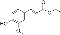 Ethyl 4-hydroxy-3-methoxycinnamate Structure