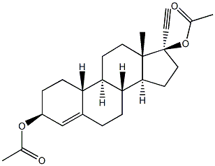 Ethynodiol diacetate Structure