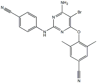 Etravirine  Structure