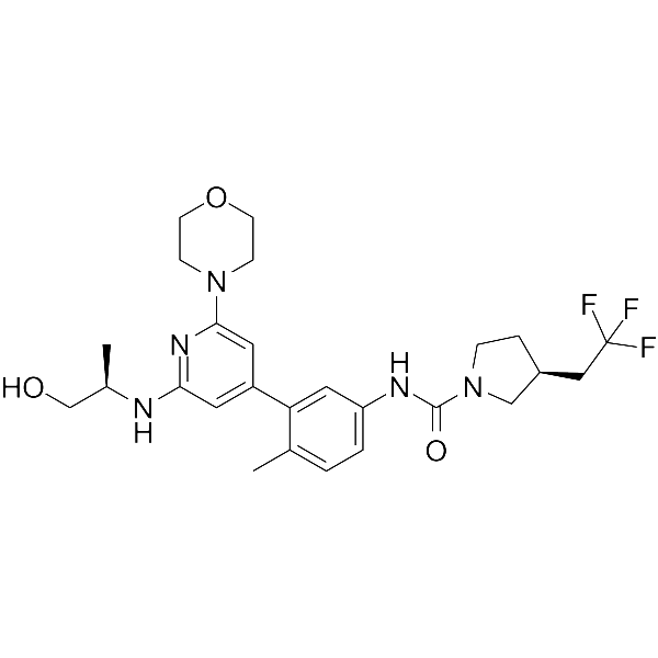 Exarafenib Structure