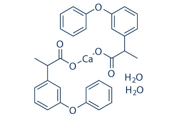 Fenoprofen Calcium hydrate Structure
