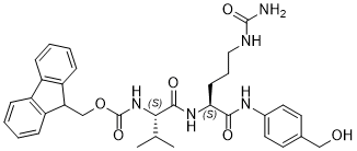 Fmoc-Val-Cit-PAB Structure