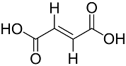 Fumaric acid Structure