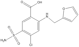 Furosemide Structure