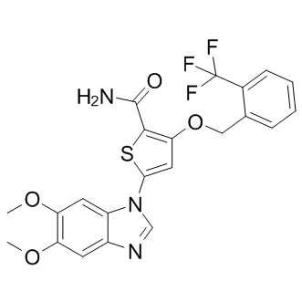 GW843682X Structure